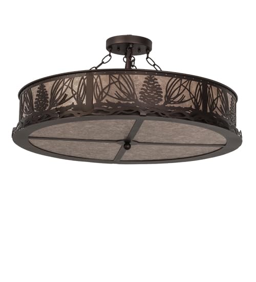 Mica Eight Light Flushmount from Mountain