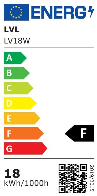 LVL Plafonnier LED, 12 W à Grain de Bois