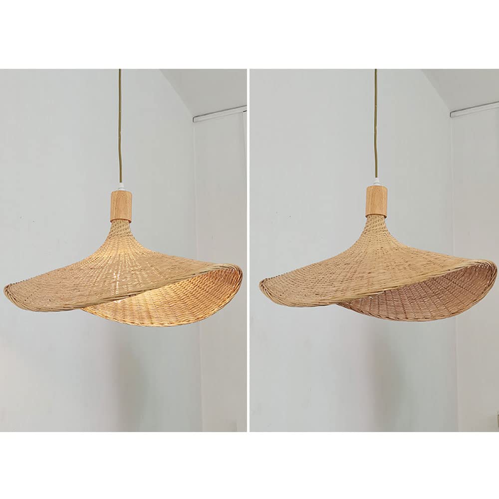 Suspension en rotin à tête unique Asie du Sud-Est