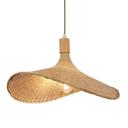 Suspension en rotin à tête unique Asie du Sud-Est