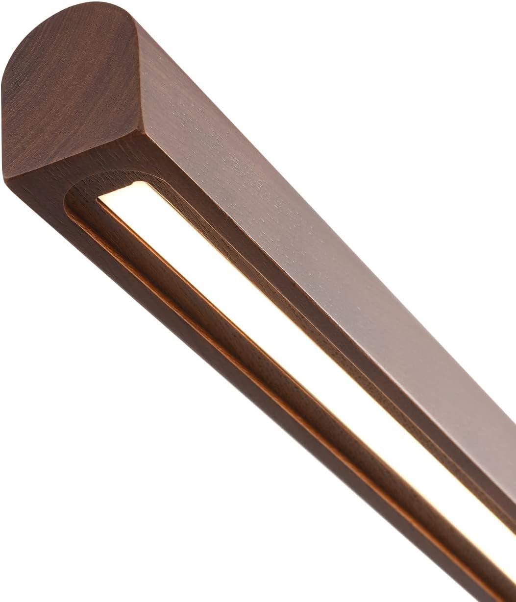 Wood Integrated Led Linear Pendant