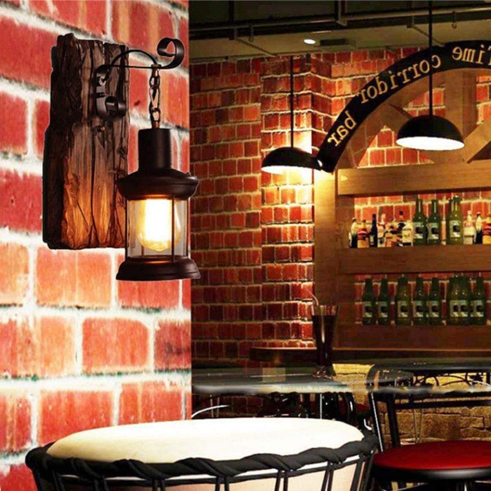 Vintage Wrought Iron Wall Lamp