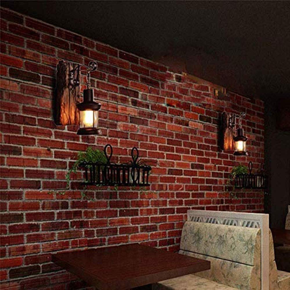 Vintage Wrought Iron Wall Lamp