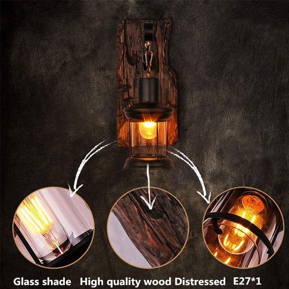 Vintage Wrought Iron Wall Lamp