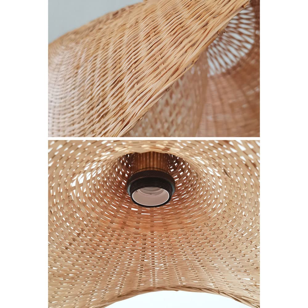 Suspension en rotin à tête unique Asie du Sud-Est